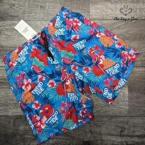 Tide Trend Floral Board Shorts Size S - Picture 1 of 7